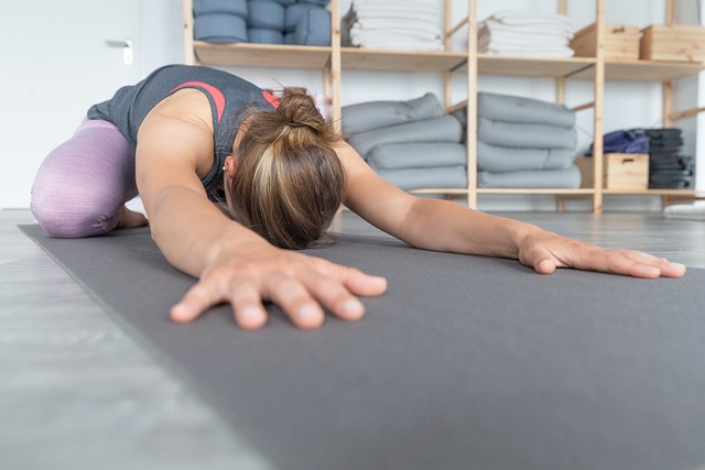 postura de niño yoga